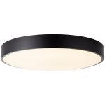 Brilliant Slimline Luz de techo Metal Plástico Blanco Negro 58W 6800lm - 830-865 CCT | 490mm - Mando A Distancia Regulable