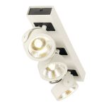SLV Kalu Triple Pared y Luz de techo Aluminium Blanco 47W 3400lm - 830 Luz Cálida | Regulable 