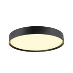 SLV Decona 42 Luz de techo Aluminium Negro Esférica 23W 2680lm - 930-940 CCT | IP44 - Mejor Reproducción De Color - Regulable 