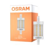 Osram LED R7s 78mm Clara 7.3W 806lm - 827 Luz Muy Cálida | Reemplazo 60W
