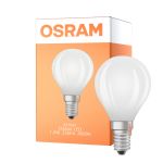 Osram LED Classic LED E14 Pera Con Filamento Mate 1.2W 255lm - 840 Blanco Frio | Reemplazo 25W