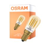 Osram Vintage 1906 LED Special Shapes E14 Tubular Ámbar 2.8W 250lm - 822 Luz Muy Cálida | Regulable - Reemplazo 25W