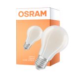 Osram Classic LED E27 Pera Con Filamento Mate 2.2W 470lm - 840 Blanco Frio | Regulable - Reemplazo 40W