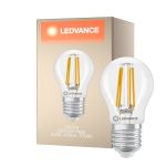 Ledvance Classic LED E27 Pera Con Filamento Clara 3.4W 470lm - 827 Luz Muy Cálida | Regulable - Reemplazo 40W