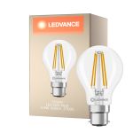 Ledvance Classic LED B22 Pera Con Filamento Clara 5.9W 806lm - 827 Luz Muy Cálida | Regulable - Reemplazo 60W
