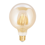 WiZ Smart LED E27 Globe Con Filamento Ámbar 125mm 6.5W 720lm - 820-845 Ajustable Blanco | Regulable - Reemplazo 50W
