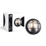 D'Lite Luz De Pared Ecco Negro Esférica | IP54 - Apta para 1x E27