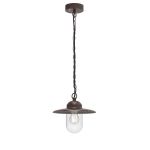 Nordlux Luxembourg Colgante De Luz Metal y Vidrio Oxidado | IP33 - Apta para E27
