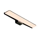 Nordlux Tinia 60 Luz De Pared Metal Negro - 24W 1800lm - 930-940 CCT | IP44 - Mejor Reproducción De Color - 3 Pasos Regulable