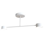 Emibig Luz de techo Halo Acero Blanco | Apta para 2x GX53 - Max 8W
