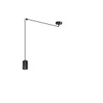 Emibig Colgante De Luz Traker Acero Negro | Apta para 1x GU10 - Max 10W