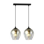 Emibig Colgante De Luz Istar Acero Negro | Apta para 2x E27 - Max 10W