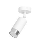 Emibig Luz de techo Hiro Acero Blanco | Apta para 1x GU10 - Max 10W
