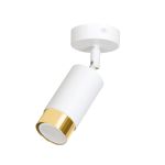 Emibig Luz de techo Hiro Acero Blanco | Apta para 1x GU10 - Max 10W