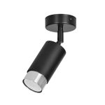 Emibig Luz de techo Hiro Acero Negro | Apta para 1x GU10 - Max 10W