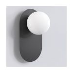 Emibig Pared y Luz de techo Viva Acero Negro | Apta para 1x G9 - Max 8W