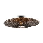 Good&Mojo Luz de techo Kalimantan Bambú Negro L | Apta para 1x E27 