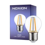 Noxion Lucent LED E27 Esférica Con Filamento Clara 2.5W 250lm - 827 Luz Muy Cálida | Regulable - Reemplazo 25W