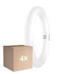 Multipack 4x Osram Tubo LED T9 Circular (EM/Mains) 11W 1320lm - 840 Blanco Frio | Reemplazo 22W