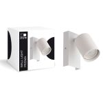 D'Lite Luz De Pared Prisma Metal Blanco | IP20 - Apta para 1x GU10