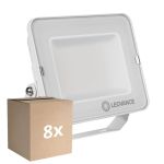 Multipack 8x Ledvance Proyector LED Compacto Blanco 50W 4500lm 100D - 830 Luz Cálida | IP65 - Simétrico 