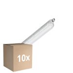 Multipack 10x Philips Pantalla LED Estanca CoreLine WT120C G3 13W 2000lm - 840 Blanco Frio | 60cm - Reemplazo 2x18W
