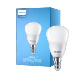 Philips Corepro LED Lustre E14 Esférica Mate 5W 470lm - 827 Luz muy Cálida | Reemplazo 40W