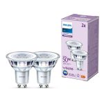 Multipack 2x Philips Foco LED GU10 PAR16 5W 390lm 36D - 840 Blanco Frio