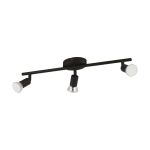 Eglo Luz de techo Buzz-LED Acero Negro 3x2.8W 3x250lm - 830 Luz Cálida | IP20 - Incl. 3x GU10