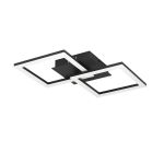 Eglo Luz de techo RGBic Acero Negro 19.6W 2100lm - 830 Luz Cálida + RGB | Regulable