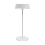 Eglo Lámpara De Mesa Simeri Solar Acero Blanco 3W 250lm - 830-860 Ajustable Blanco | IP44 - Regulable al tacto - USB-C