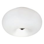 Eglo Luz de techo Optica Acero Níquel Satinado | Apta para 2x E27