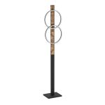 Eglo Lámpara de pie Boyal Acero Negro, Oxidado 24W 3400lm - 830 Luz Cálida