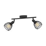 Eglo Luz de techo Sonni Acero Negro | IP20 - Apta para 2x E14 