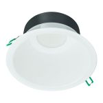 Philips Downlight LED Coreline DN142B Aluminium Blanco 10.7W 1200lm 60D - 840 Blanco Frio | Recorte 155mm - IP54 - Regulable - Blanco Reflector
