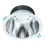 Philips Downlight LED Coreline DN142B Aluminium Blanco 19.2W 2300lm 60D - 840 Blanco Frio | Recorte 200mm - IP20 - UGR<19 - Regulable