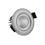 Noxion Foco LED Gimba Aluminium 6W 400lm 36D - 927 Luz muy Cálida | Recorte 74mm - IP44 - Mejor reproducción de color - Regulable