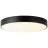 Brilliant Slimline Luz de techo Metal Plástico Negro Blanco 34W 3800lm - 830-865 CCT | 490mm - Mando A Distancia Regulable