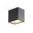 SLV Sitra Cube Luz De Pared Aluminium Gris 11W 1270lm - 840 Blanco Frio | Al Aire Libre - IP65