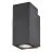 SLV Enola S Luz De Pared Aluminium Gris Cuadrado 6W 500lm - 940 Blanco Frio | Al Aire Libre - IP65 - Mejor Reproducción De Color
