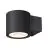 SLV Oculus Phase Luz De Pared Aluminium Negro 8.5W 570lm - 920-930 Dim To Warm | Mejor Reproducción De Color - Regulable 