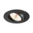 SLV New Tria 68 Foco Aluminium Negro Esférica 8.3W 705lm 38D - 927 Luz Muy Cálida | Recorte 68mm -  Mejor Reproducción De Color - Regulable 