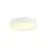 SLV Decona Pared y Luz de techo Aluminium Blanco Esférica 18W 1600lm - 930 Luz Cálida | IP44 - Mejor Reproducción De Color - Regulable 