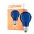 Osram LED Star Classic Decor E27 Pera Con Filamento Mate 2.5W 10lm - Blue | Reemplazo 4W