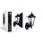 D'Lite Luz De Pared Helora Negro | IP44 - Apta para 1x E27 - Sensor De Movimiento