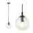Emibig Colgante De Luz Cosmo Acero Negro | Apta para 1x E14 - Max 10W