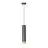 Emibig Colgante De Luz Kibo Acero Negro | Apta para 1x GU10 - Max 10W