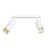 Emibig Luz de techo Hiro Acero Blanco | Apta para 2x GU10 - Max 10W