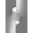 Emibig Luz De Pared Spiner Acero Blanco | Apta para 1x G9 - Max 8W
