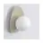 Emibig Luz De Pared Ovo Acero Marrón | Apta para 1x G9 - Max 8W